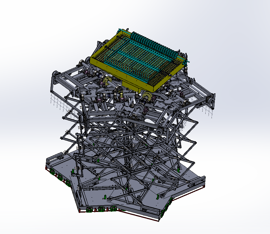 升降气动烘烤装置